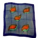 Pure Silk Square Bufanda Batik Fine Chic Moda Auténtica Chic