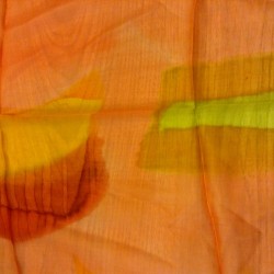 Pure Silk Square Bufanda Batik Fine Chic Moda Auténtica Chic