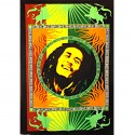 Tenture Batik Bob Marley Wailers Musique Rasta Drapeau Reggae