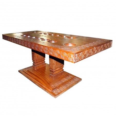 Game Table Awalé Unique Play Games Collection Africa