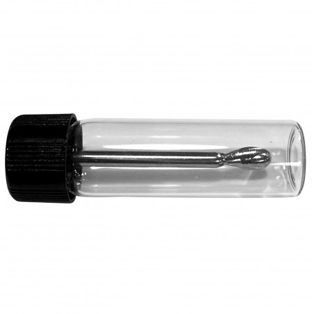 Elite glass bottle with spoon-shaped applicator for powder.