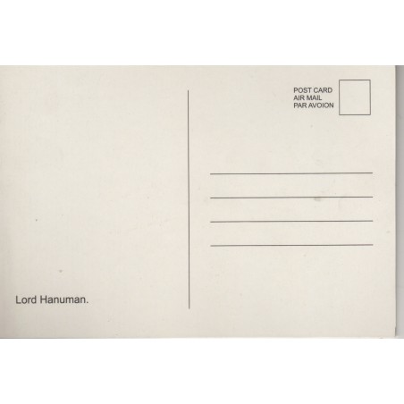 Postcard Lord Hanuman God Divinity India