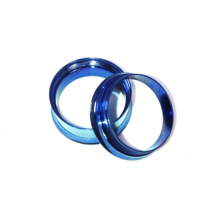 PIercing Plug Acier Bleu Acier Chirugical Oreille 