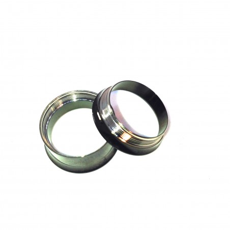 PIercing Plug Stahl Schwarz Chirurgical Plugs
