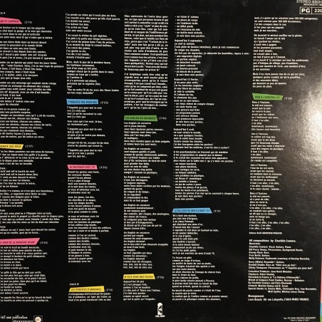 Disco 33 Tours Charlelie Couture Music Vinyl Records