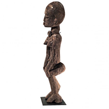 Statue Lobi du Burkina Faso en bois.