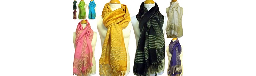 Foulard long en soie 