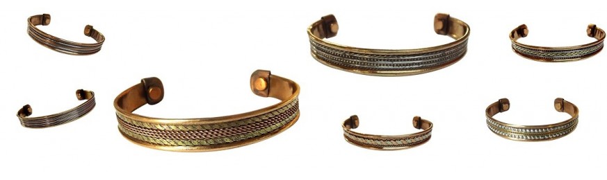 Pulseras de cobre