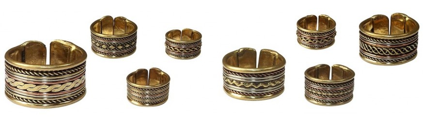 Anelli in rame ottone